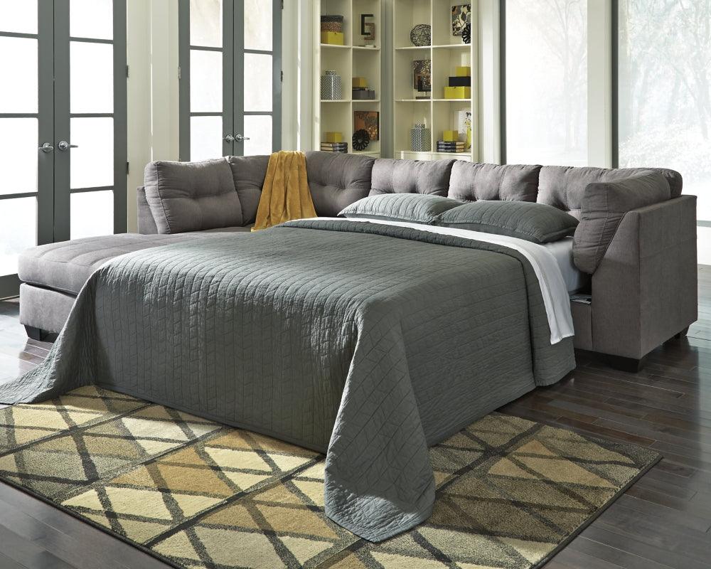 Maier Charcoal 2-Piece Sleeper Sectional  | 45220