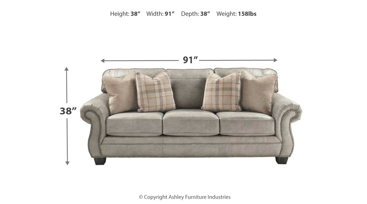 Olsberg Steel Sofa and Loveseat| 48701