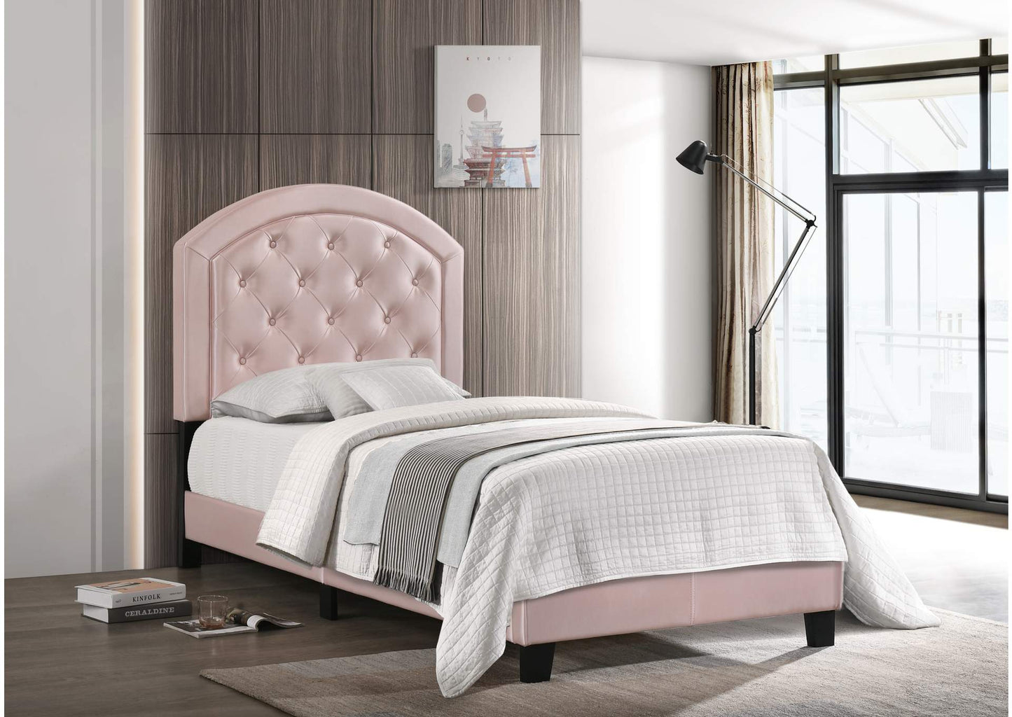 GABY TWIN PLATFORM BED  PINK
5269