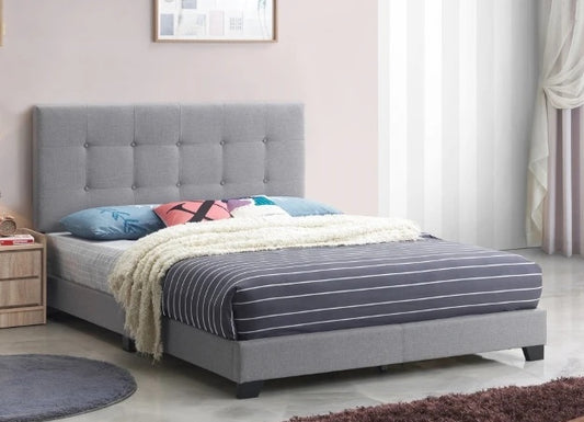 Rigby Gray King Platform Bed