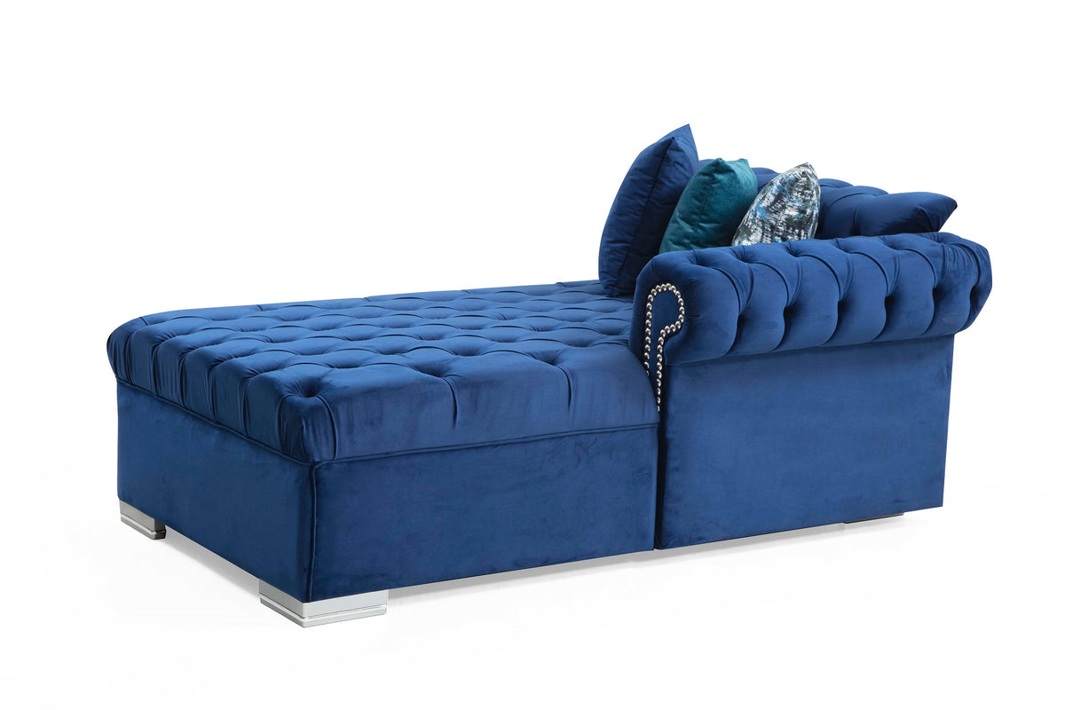 Icarus Blue Velvet Sectional