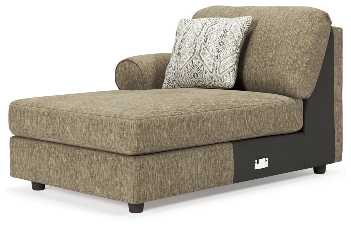 Hoylake Chocalate Sectional Sofa LAF 56402