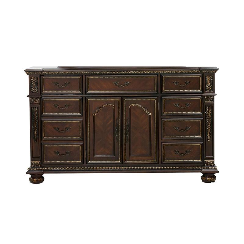 Catalonia Cherry  Panel Bedroom Set 1824 - Harwin Furniture