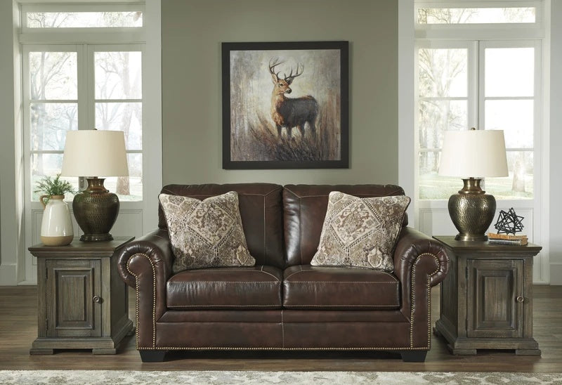 Roleson Walnut Sofa and Loveseat 58702