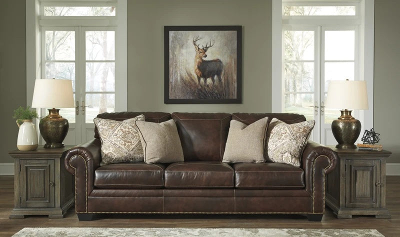 Roleson Walnut Sofa and Loveseat 58702