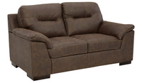 Maderla Walnut Sofa and Loveseat| 62002