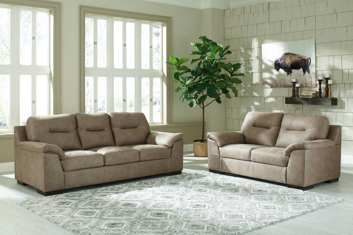 Maderla Pebble Sofa and Loveseat 62003