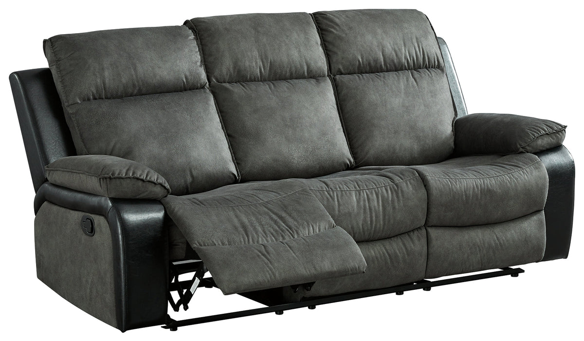 Woodsway Gray Reclining Sofa and Loveseat 64504