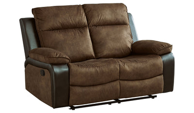 Woodsway Brown Reclining Sofa and Loveseat 64505