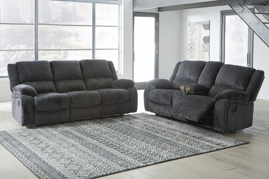 Draycoll Slate Reclining Sofa & Loveseat 76504