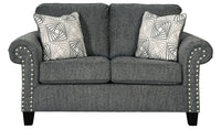 Agleno Charcoal Living Room Set 78701