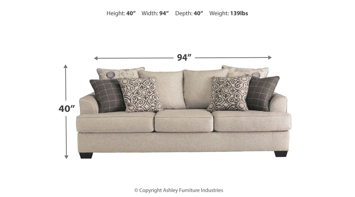 Velletri Pewter Queen Sofa Sleeper 79604