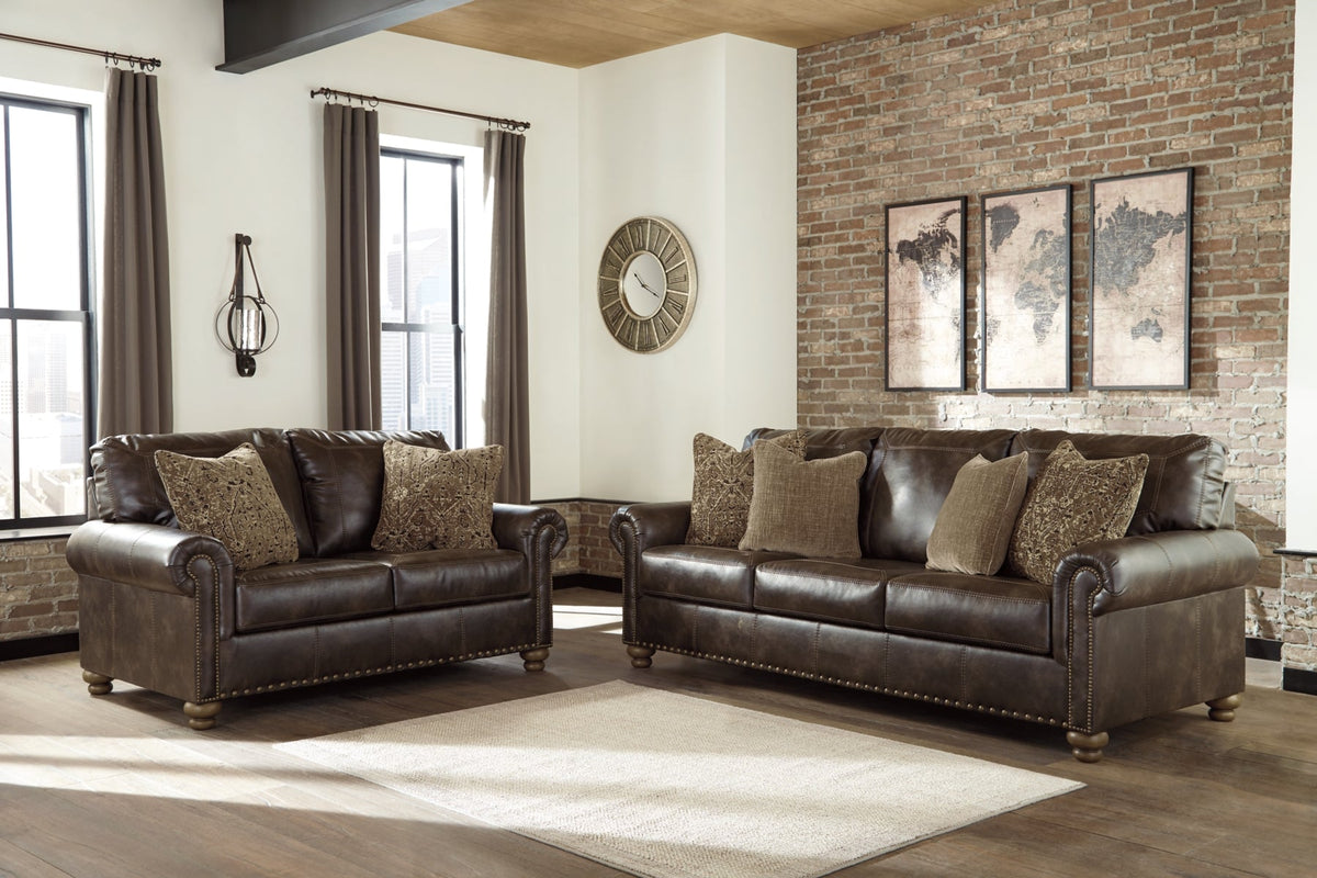 Nicorvo Coffee Sofa and Loveseat 80505