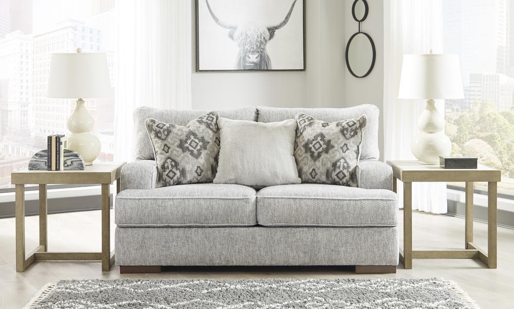 Mercado Pewter Sofa & Loveseat 84604