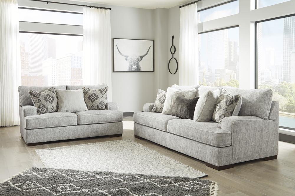 Mercado Pewter Sofa & Loveseat 84604