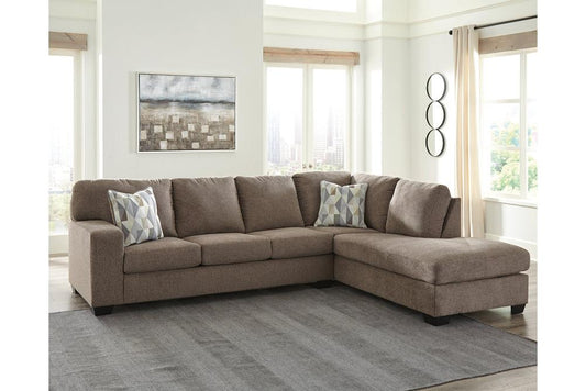 Dalhart Hickory 2pc RAF Sectional 85704