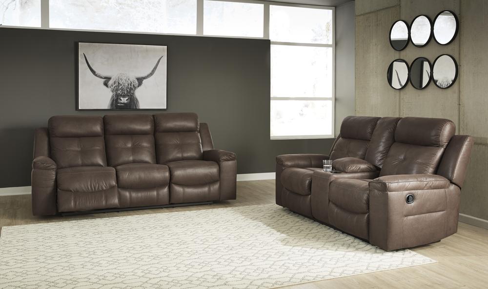 Jesolo Coffee Reclining Sofa & Loveseat 86704