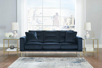 Macleary Navy Sofa and Loveseat 89008