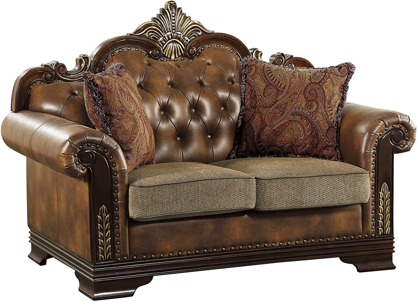 Croydon Brown Sofa and Loveseat 9815