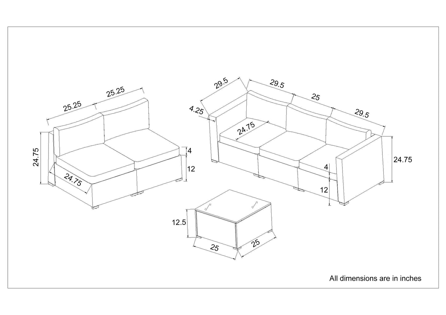 Context Evoke 6pc Outdoor Set