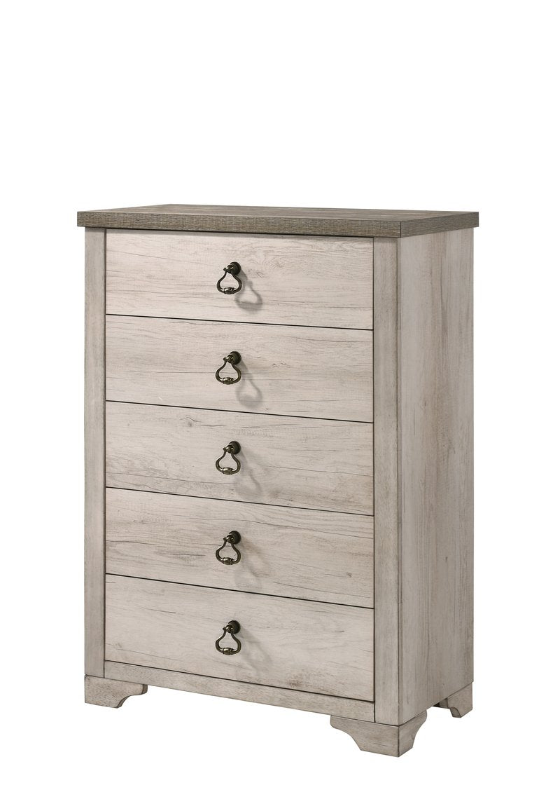 Patterson Driftwood  Panel Bedroom Set | B3050 - Harwin Furniture