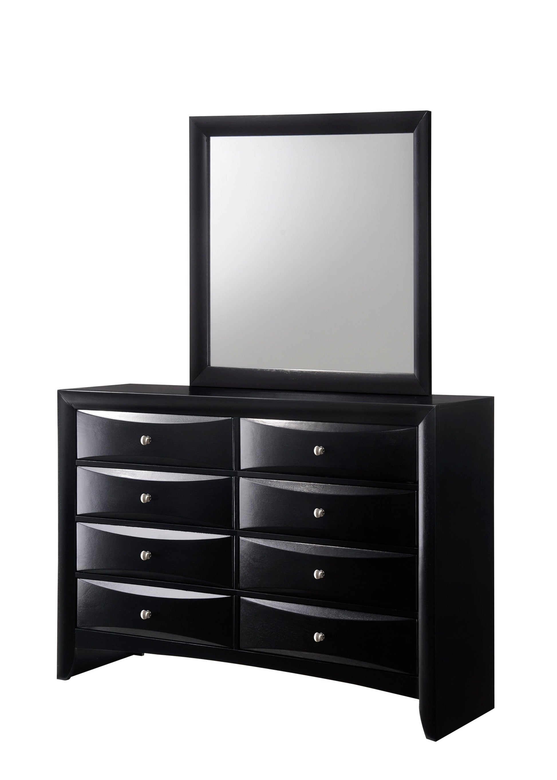 Emily Black Storage Platform Bedroom Set | B4285 - Harwin Furniture