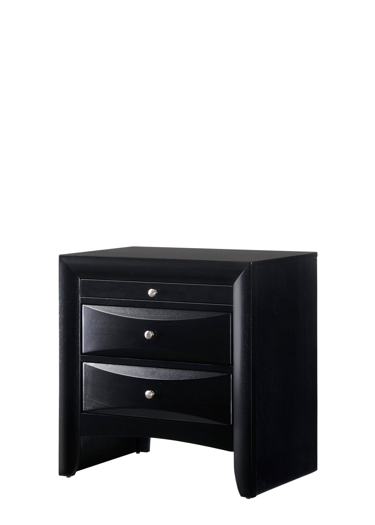 Emily Black Storage Platform Bedroom Set | B4285 - Harwin Furniture