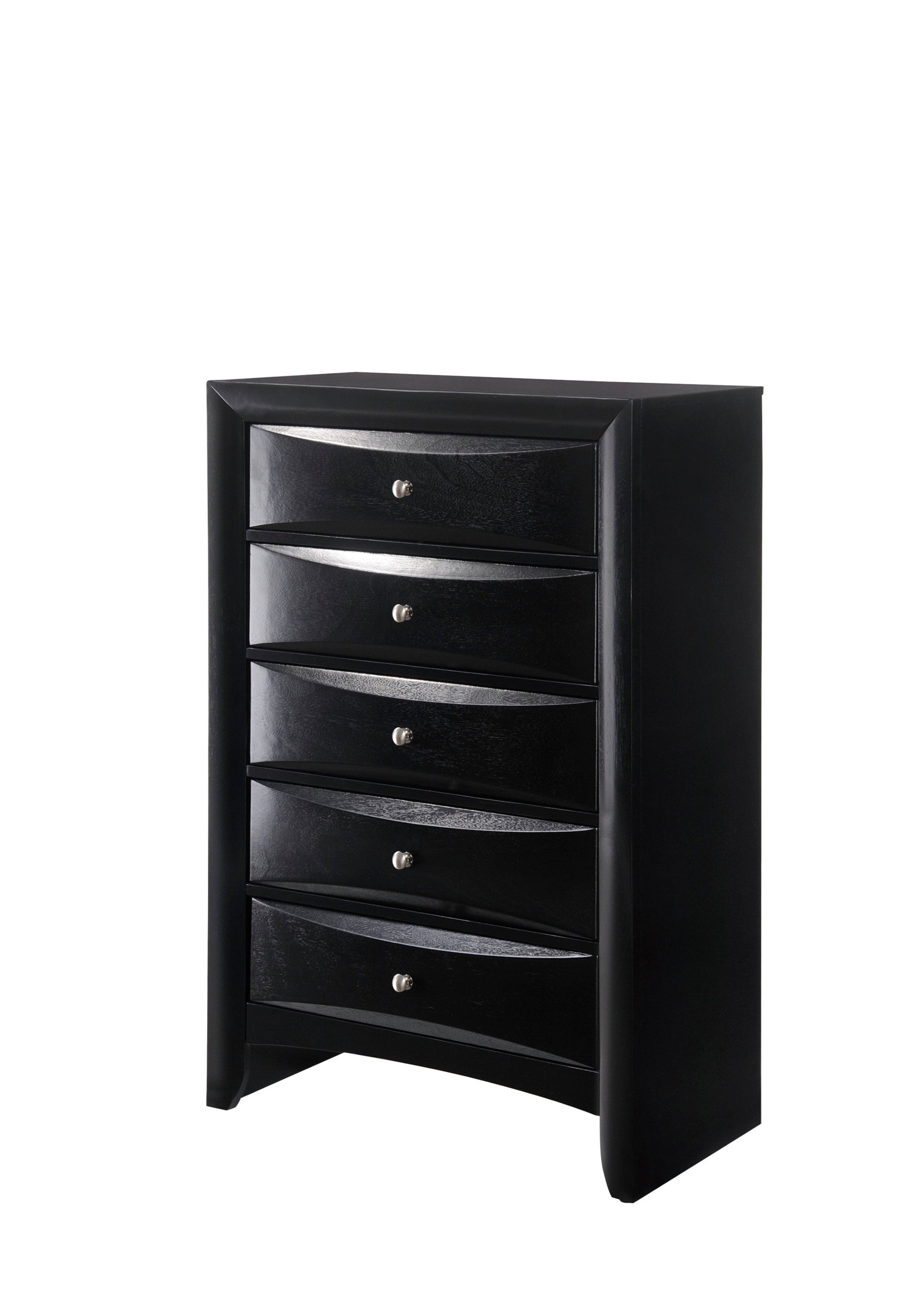 Emily Black Storage Platform Bedroom Set | B4285 - Harwin Furniture