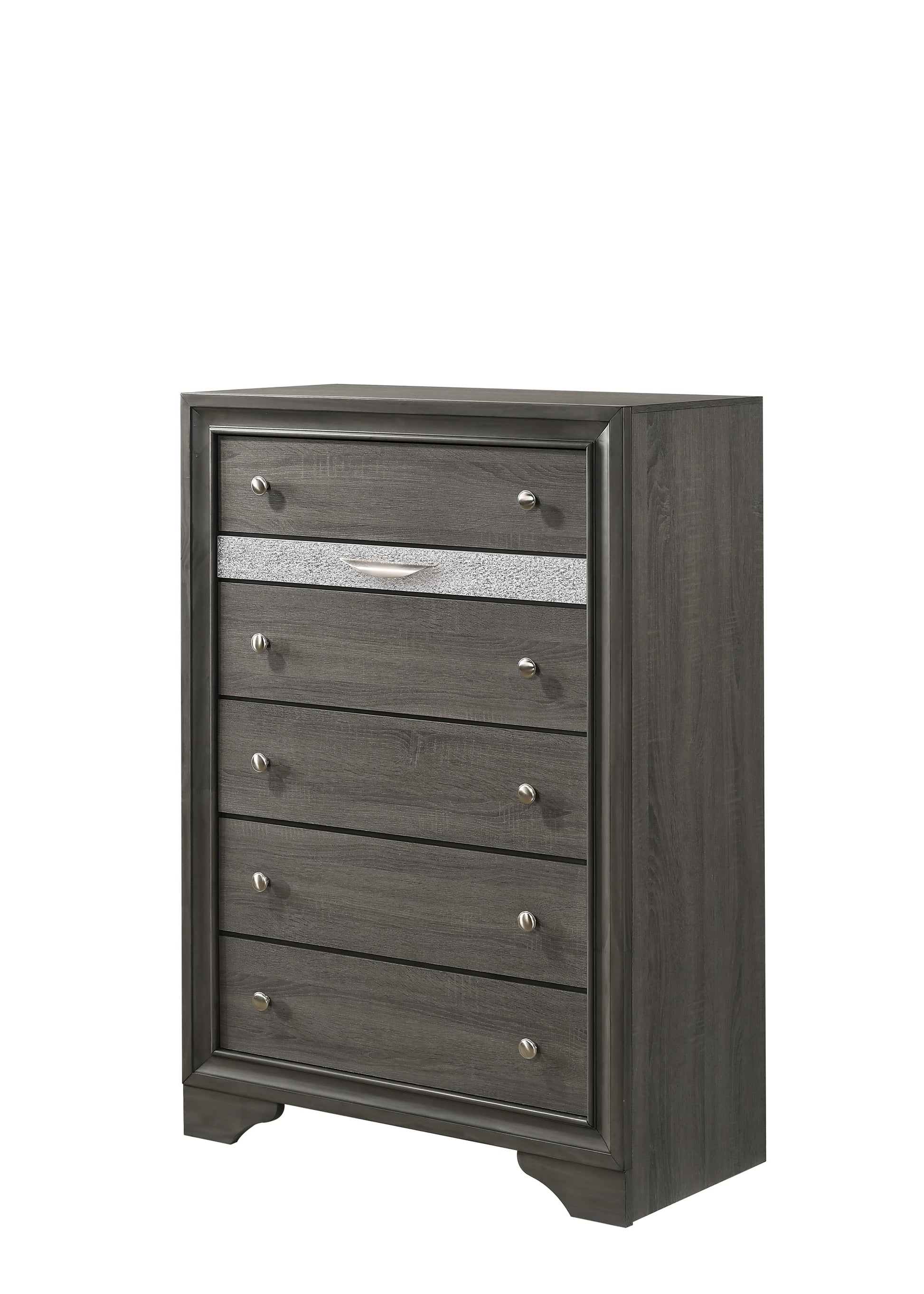 Regata Gray Storage Platform Bedroom Set | B4650 - Harwin Furniture