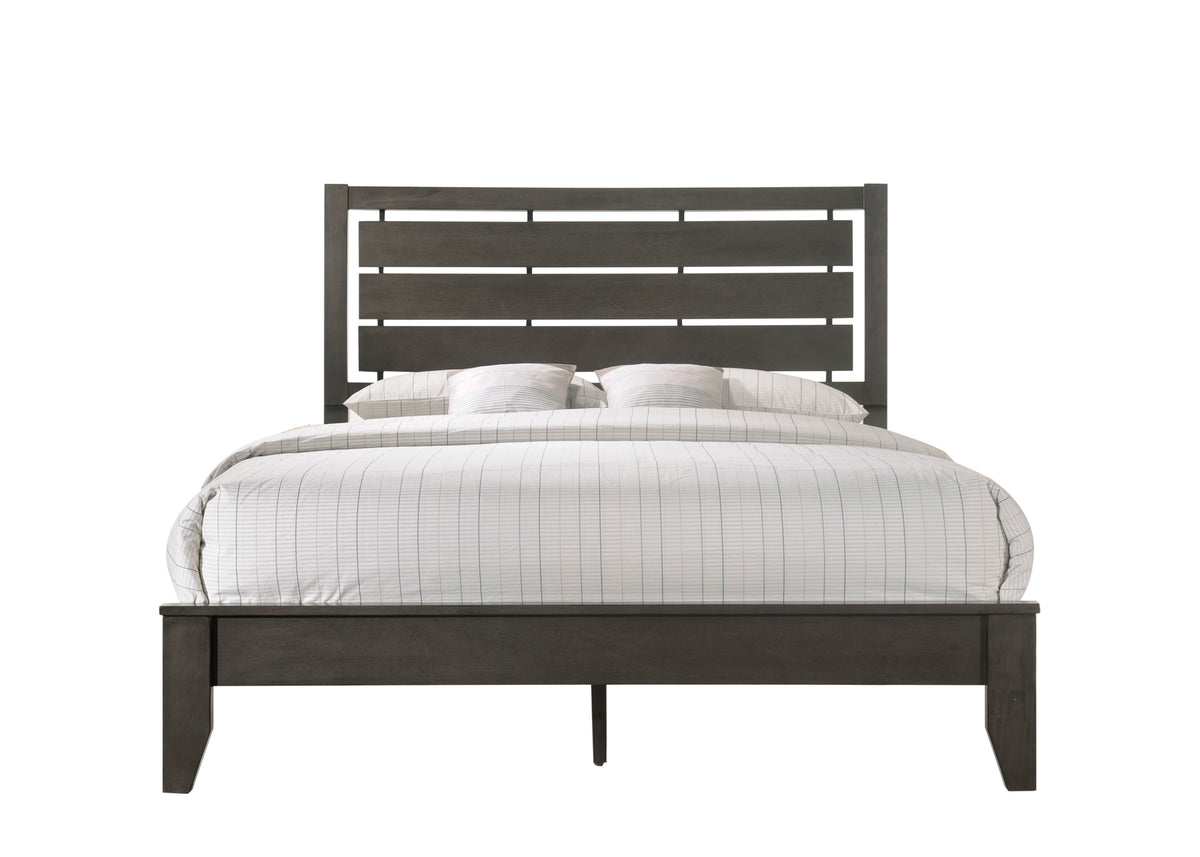 Evan Gray Panel Bedroom Set | B4720 - Harwin Furniture