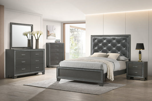 Kaia Gray Panel Bedroom Set B4750