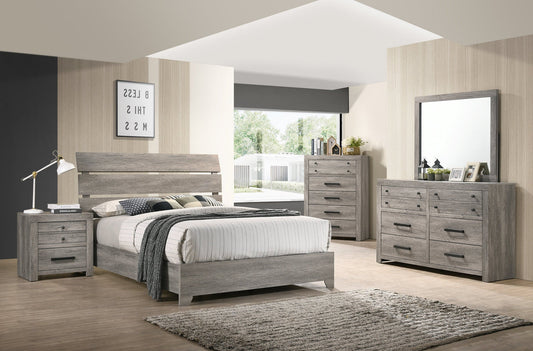 Tundra Gray Platform Bedroom Set |B5520