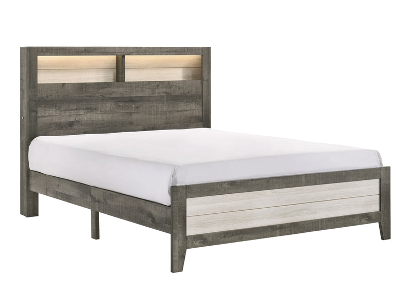 Rhett Brown/Cream LED Platform Bedroom Set B8170