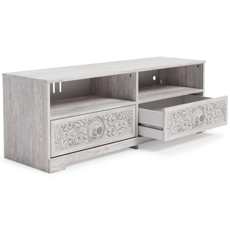 Paxberry Whitewash Medium 52" TV Stand | EW1811-168