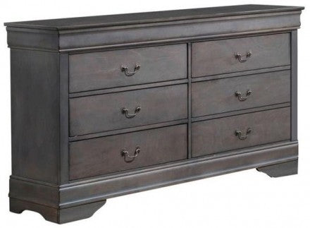 Mayville Stained Gray Sleigh Bedroom Set 2147 - Harwin Furniture