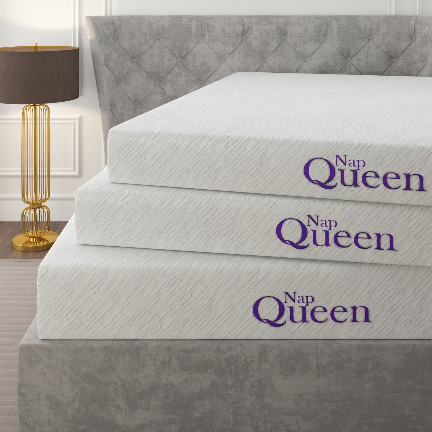 Elizabeth 10" Queen Gel  Memory Foam Mattress (MEDIUM FIRM)