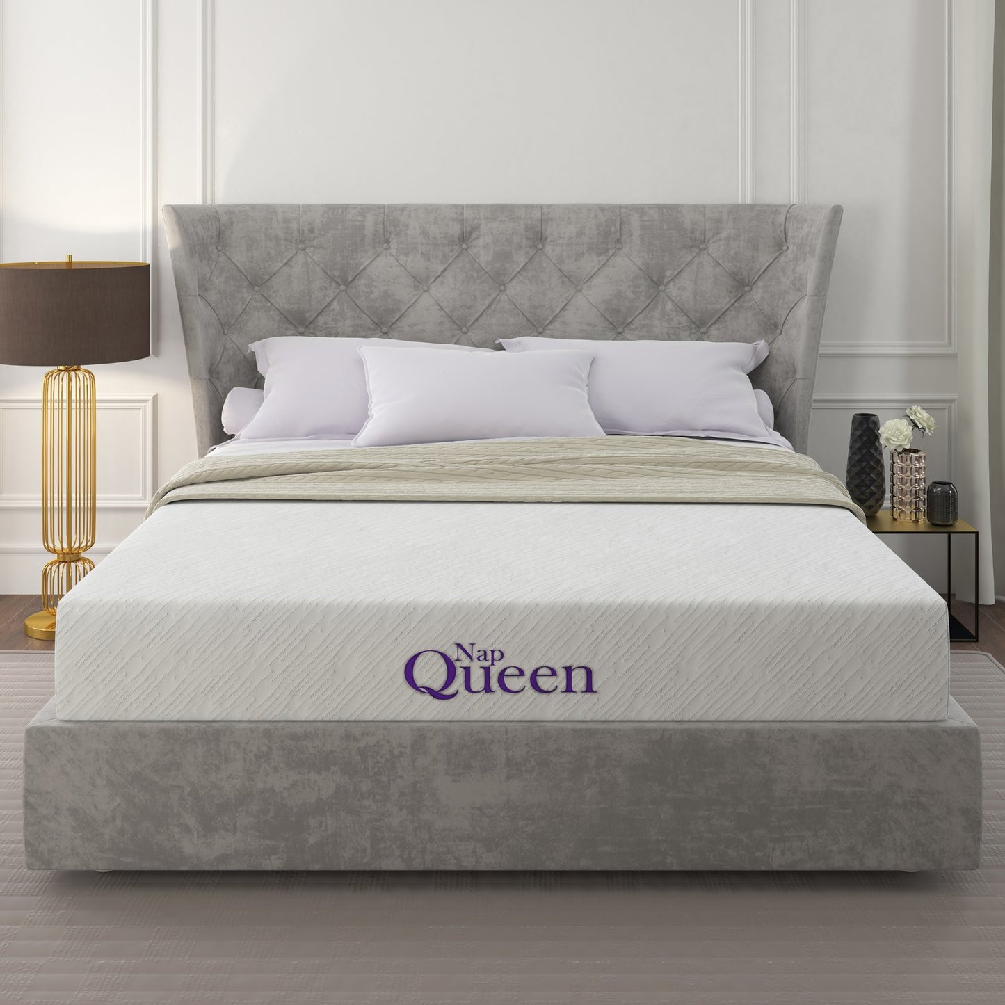 Elizabeth 10" Twin Gel Memory Foam Mattress (MEDIUM FIRM)