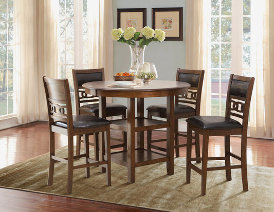 Mia Brown 5pc Counter Height Set SH1155