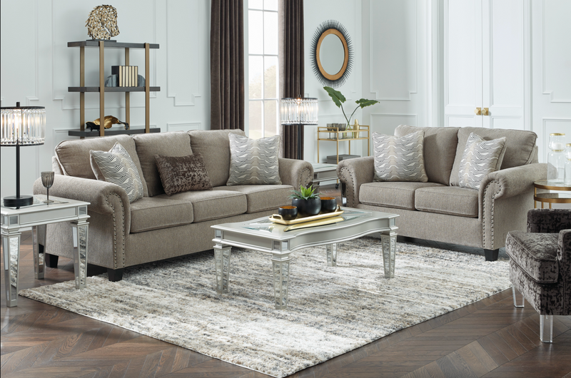 Shewsbury Pewter Sofa and Loveseat

47202