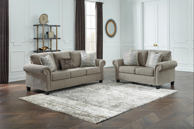 Shewsbury Pewter Sofa and Loveseat

47202