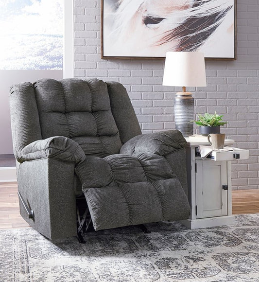 Drakestone Gray Heat & Massage Recliner 35402