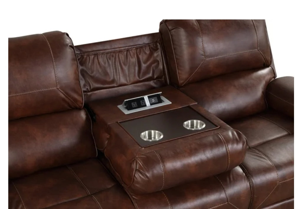 Titan Rust OVERSIZED 3pc Reclining Set 2001