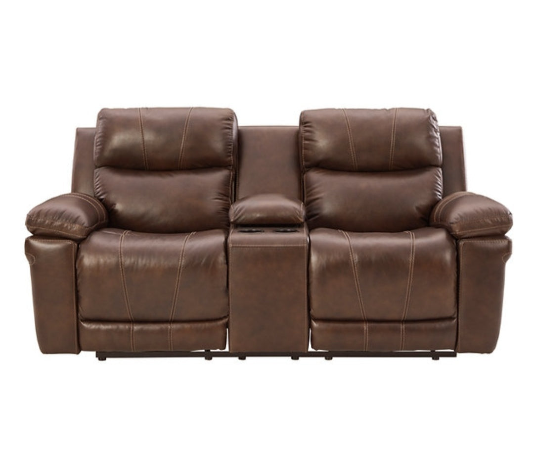 Edmar Brown POWER Sofa and Loveseat U64806