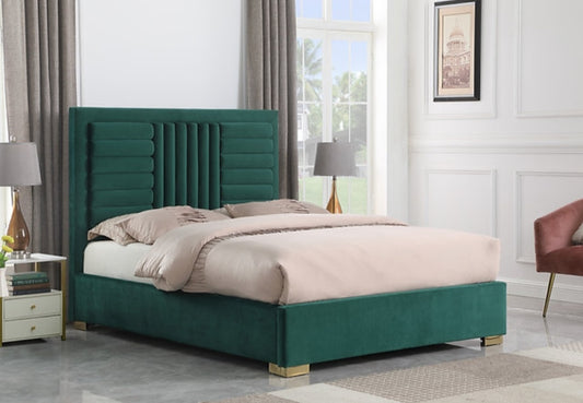 Anita Green King Platform Bed B820