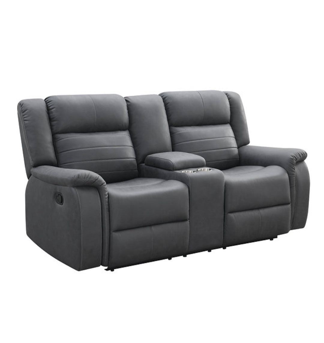 Max Grey 3pc Reclining Set S7330