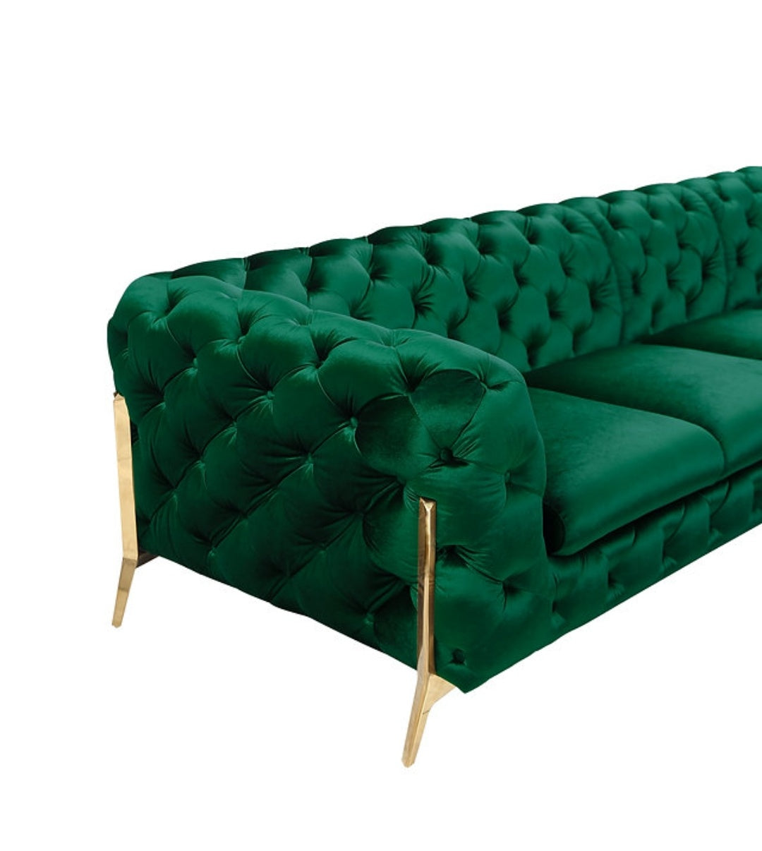 Lori Green Velvet Sectional MI 1346A