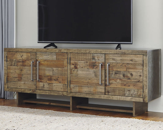 Mozanburg Rustic Brown 72" TV Stand | W665-68