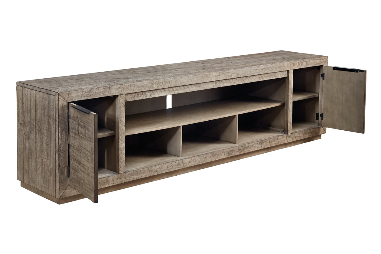 Krystanza Weathered Gray 92" TV Stand
W760-78