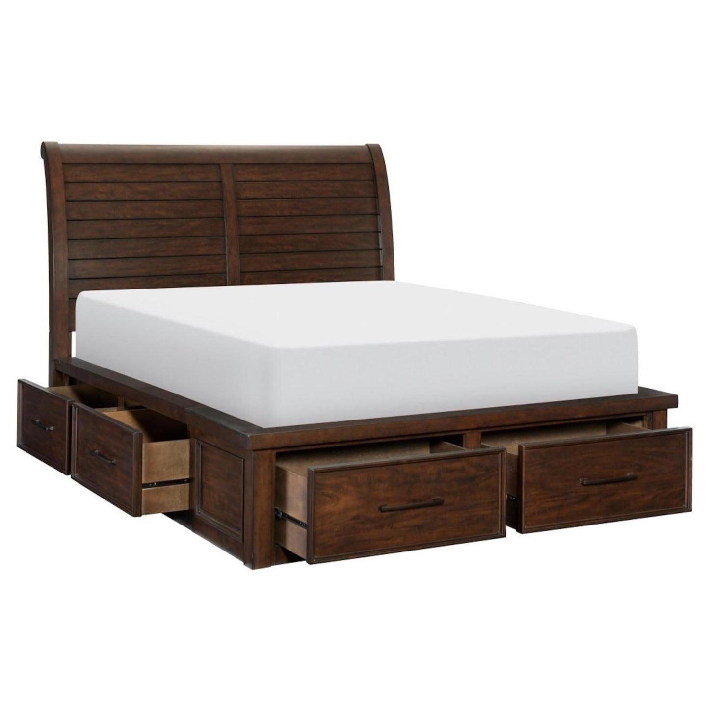 Logandale Brown Storage Platform Bedroom Set 1559