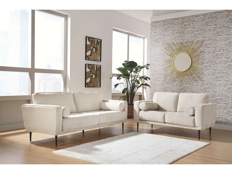 Caladeron Sandstone Sofa and Loveseat 90804